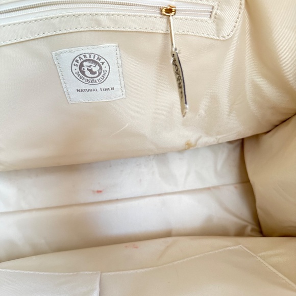 Spartina 449 Navy Blue Tote Nautical - Picture 3 of 10